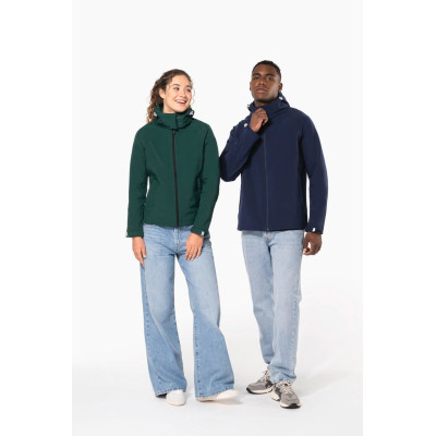 Men's detachable hooded softshell jacket